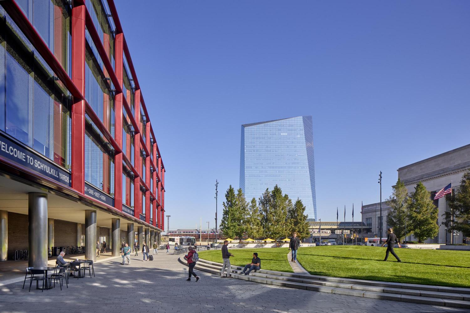 Future location of Urbanspace Philadelphia at the Bulletin Building in Schuylkill Yards